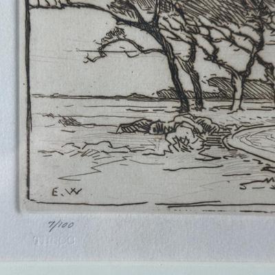 Ellsworth Woodward Numbered and Titled “Elements on Grand Isle”