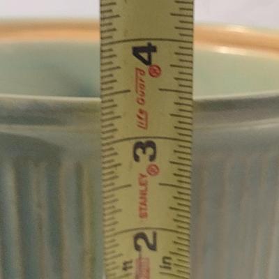 Glazed USA Pottery Covered Baker- Approx 8" in Diameter
