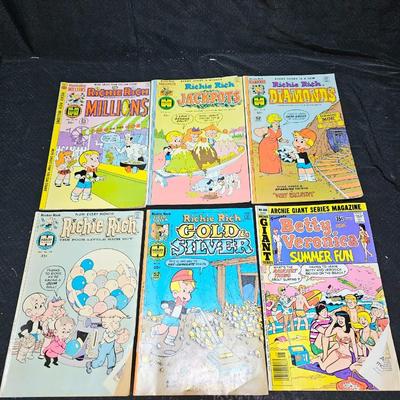 Vintage comic books - Richie Rich - Betty Veronica