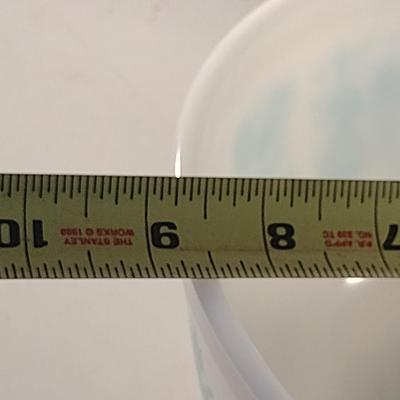Vintage Turquoise 'Amish Butterprint' Mixing Bowl- 2 1/2 Quart Capacity