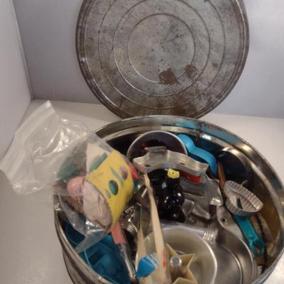Collection of Cookie Cutters and Cake Decorating Utensils