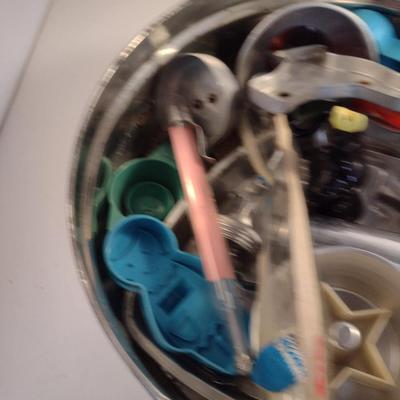Collection of Cookie Cutters and Cake Decorating Utensils