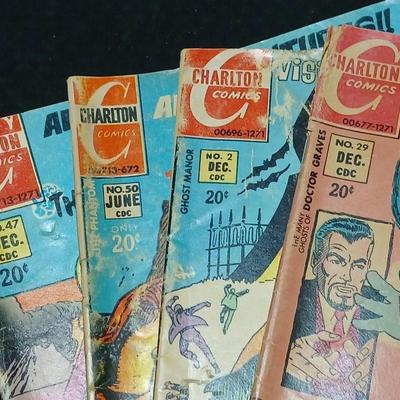 Vintage comic books - Ghosts- Phantom - Ghost Manor - all Charlton Comics
