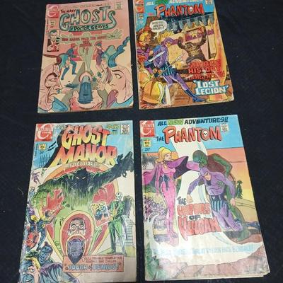 Vintage comic books - Ghosts- Phantom - Ghost Manor - all Charlton Comics