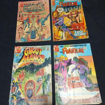 Vintage comic books - Ghosts- Phantom - Ghost Manor - all Charlton Comics