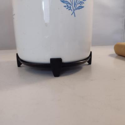Vintage Corning Ware 10 Cup Coffee Percolator with Stand