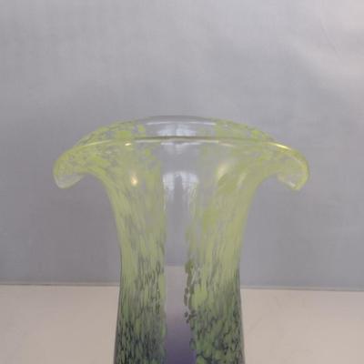 Art Glass Vase- Approx 7 3/4" Tall