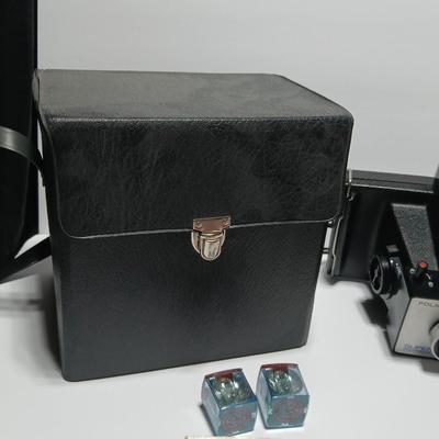 Vintage Polaroid Land Camera Super Color Pack 1973 with some accessories and case