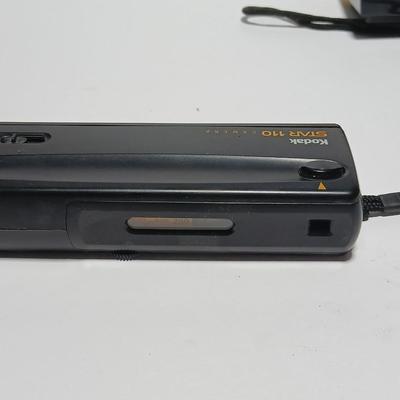 Two Kodak 110 cameras with pocket flash - Star 110 Camera and a Kodak Tele-style lite dual lens pocket camera