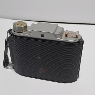 Vintage film camera 1940's Ansco Flash Clipper Camera with case