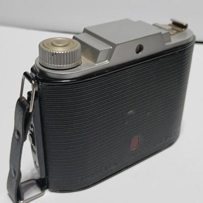 Vintage film camera 1940's Ansco Flash Clipper Camera with case