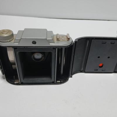 Vintage film camera 1940's Ansco Flash Clipper Camera with case