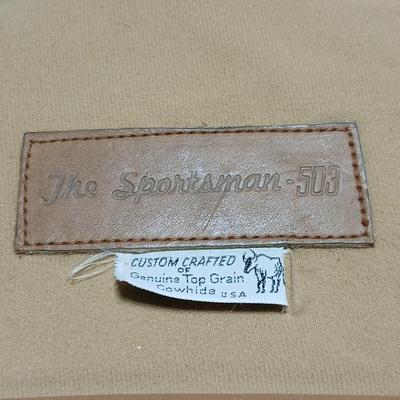 Nice Top Grain Genuine cowhide USA made camera case "The Sportsman - 503"