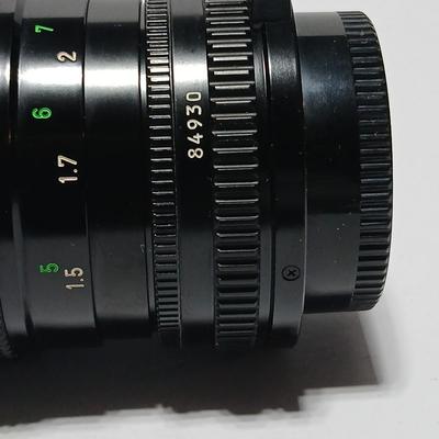 Canon FD Zoom lens 70-150mm with case and booklets and a vintage Cronus 3-S Digital Stopwatch also with case