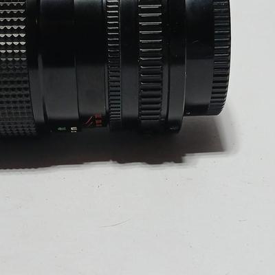 Canon FD Zoom lens 70-150mm with case and booklets and a vintage Cronus 3-S Digital Stopwatch also with case