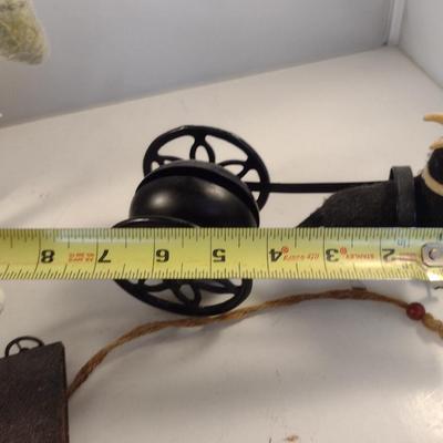 Three Small Primitive Style Pull Toys