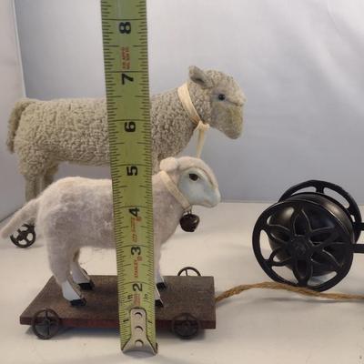Three Small Primitive Style Pull Toys