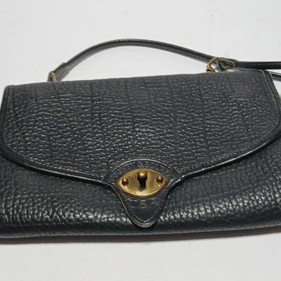 Vintage 90's Dooney & Bourke Black purse Shoulder bag All weather Leather