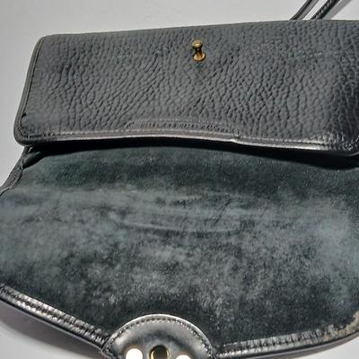 Vintage 90's Dooney & Bourke Black purse Shoulder bag All weather Leather