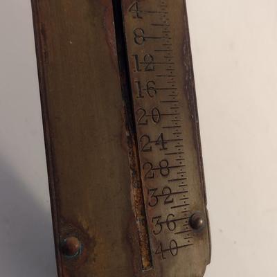 Vintage Frary's Spring Balance Brass Scale- 40 Pound Capacity