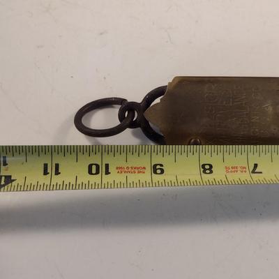 Vintage Excelsior Spring Balance Brass Scale- 12 Pound Capacity