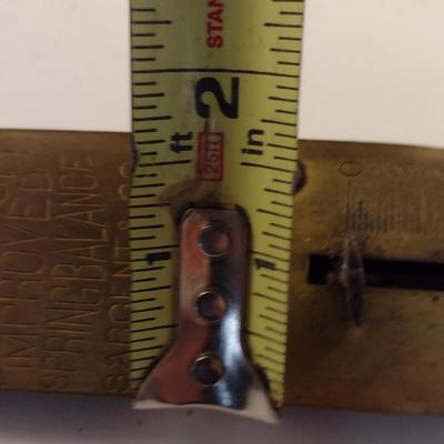 Vintage Excelsior Spring Balance Brass Scale- 12 Pound Capacity