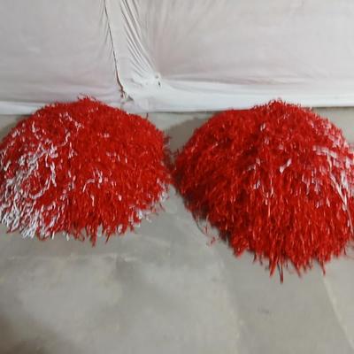 Vintage 1980's Eaton, Colorado High School Cheer outfits - skirts - shirts - pompoms - and more