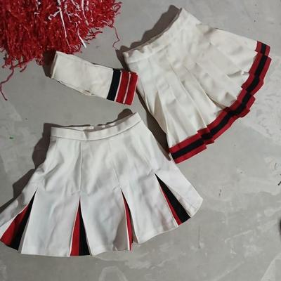 Vintage 1980's Eaton, Colorado High School Cheer outfits - skirts - shirts - pompoms - and more
