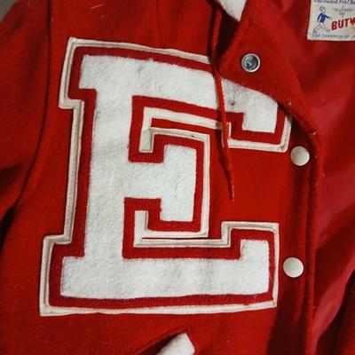 1985 Letter Jacket Eaton, Colorado High School The Jacket for Champions Tailored by Butwin with skirt