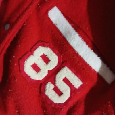 1985 Letter Jacket Eaton, Colorado High School The Jacket for Champions Tailored by Butwin with skirt
