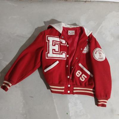 1985 Letter Jacket Eaton, Colorado High School The Jacket for Champions Tailored by Butwin with skirt