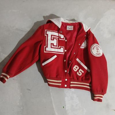 1985 Letter Jacket Eaton, Colorado High School The Jacket for Champions Tailored by Butwin with skirt