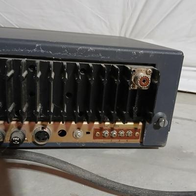 Mobile radio Mastr Progress line two-way FM Stations with magnetic microphone Tested and has volume.