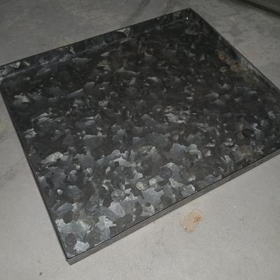 Chemical thermometer TH-2 with machine that has a galvanized metal tray inside