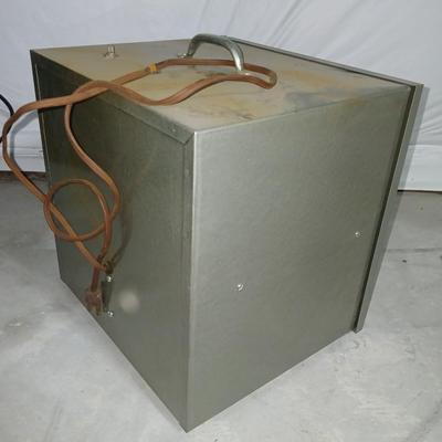 Chemical thermometer TH-2 with machine that has a galvanized metal tray inside