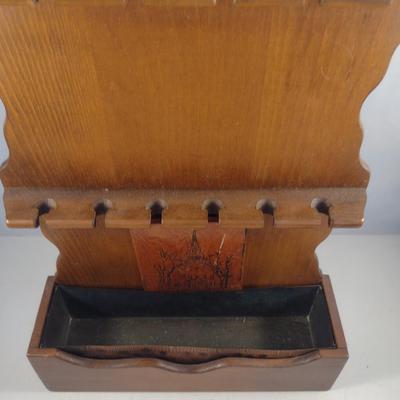 Wooden Spoon Holder- Approx 10" x 18"