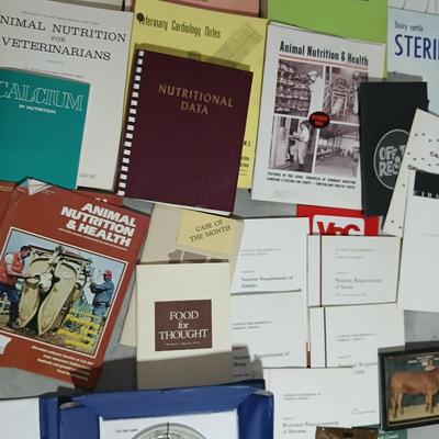 Vintage Colorado State University Veterinarian study books and more
