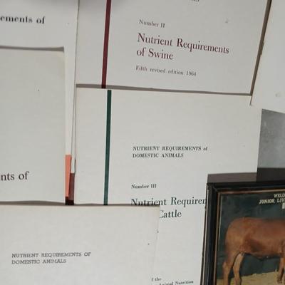 Vintage Colorado State University Veterinarian study books and more