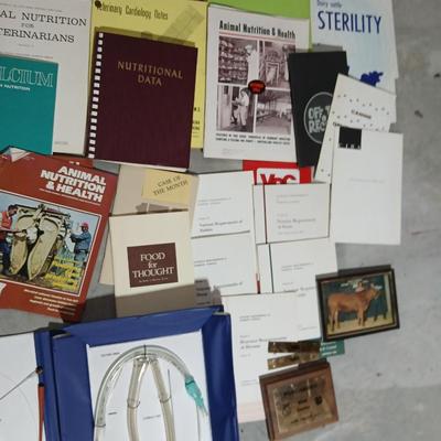 Vintage Colorado State University Veterinarian study books and more