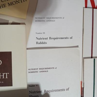 Vintage Colorado State University Veterinarian study books and more