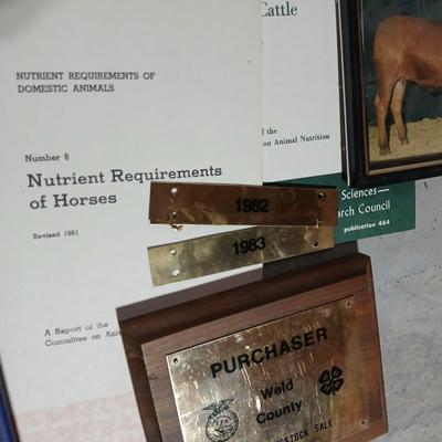 Vintage Colorado State University Veterinarian study books and more