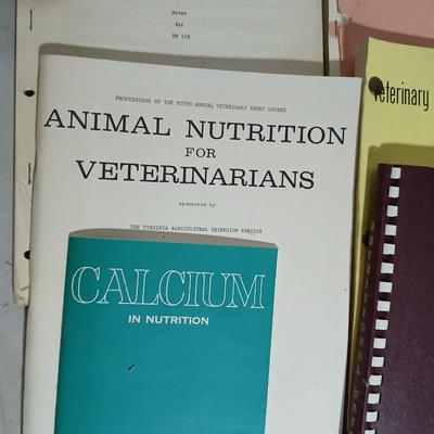 Vintage Colorado State University Veterinarian study books and more