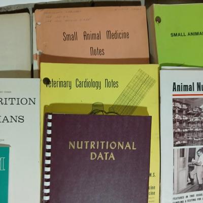 Vintage Colorado State University Veterinarian study books and more