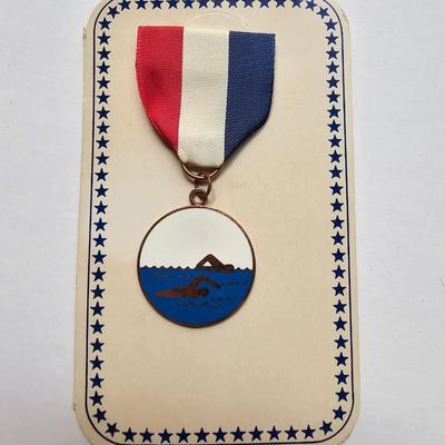 Variety of older Swimming medals - 12 total