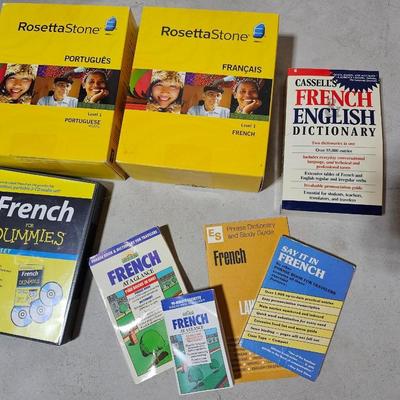 Learn a different language this year! Rosetta Stone Portugues or French for Dummies - French books
