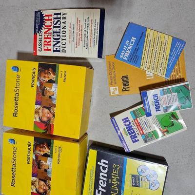 Learn a different language this year! Rosetta Stone Portugues or French for Dummies - French books