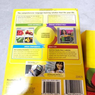 Learn a different language this year! Rosetta Stone Portugues or French for Dummies - French books