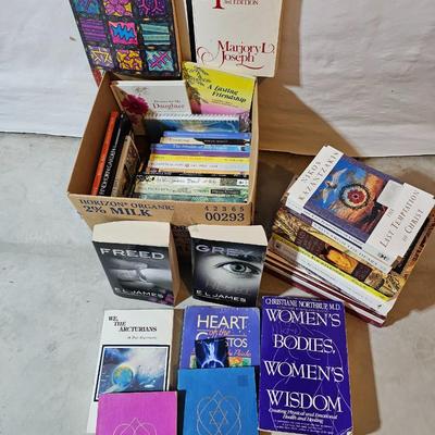 Box of soft bound books