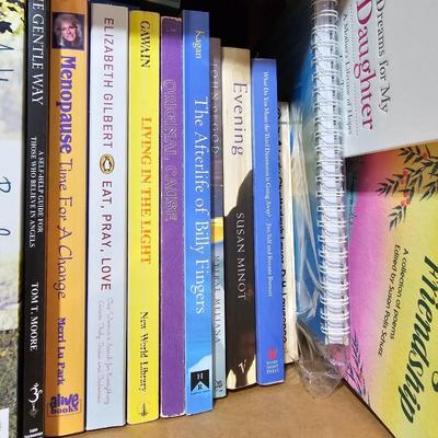 Box of soft bound books