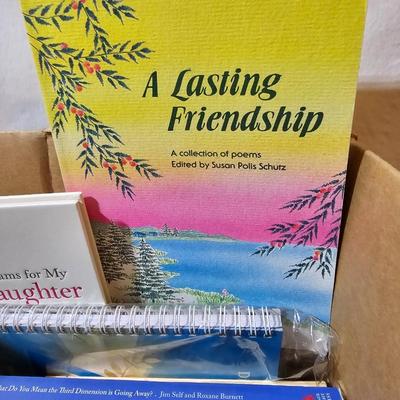 Box of soft bound books